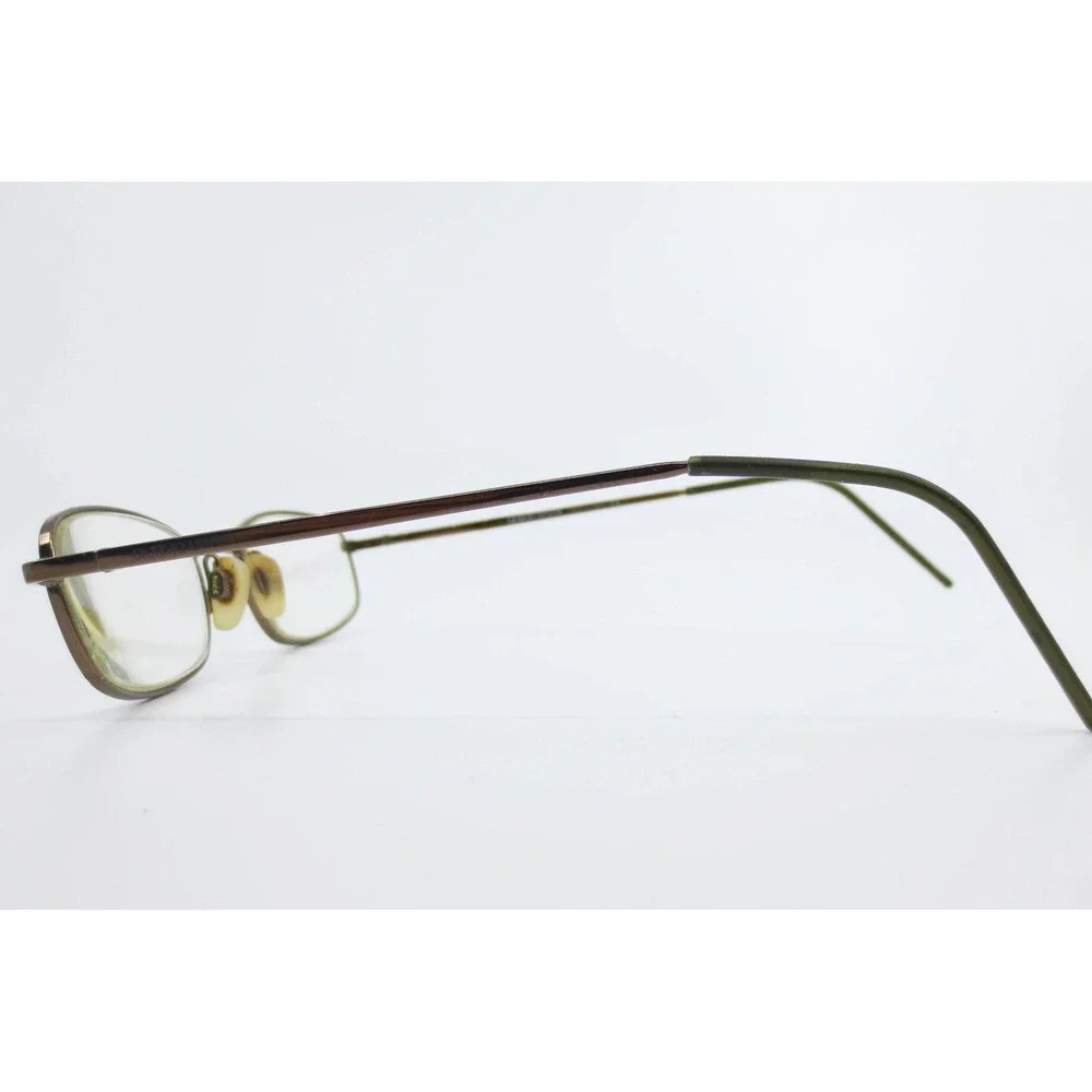 Giorgio Armani 1033 1138 Bronze Oval Metal Eyeglasses Frames Italy 48-19-125